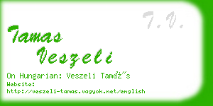 tamas veszeli business card